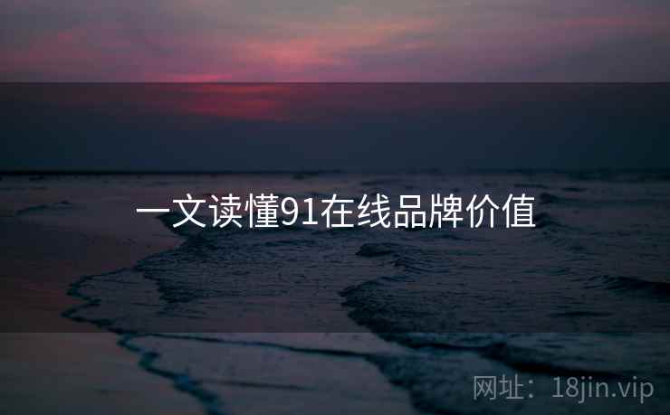 一文读懂91在线品牌价值