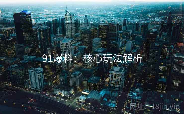 91爆料：核心玩法解析