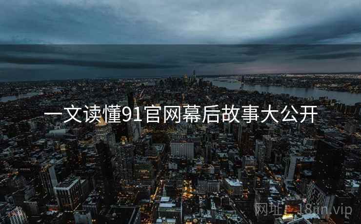 一文读懂91官网幕后故事大公开