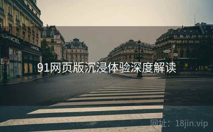 91网页版沉浸体验深度解读